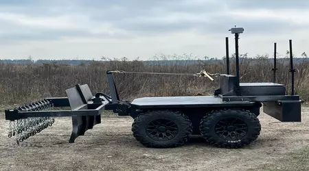 Ratel Deminer onbemand voertuig voor ontmijning gemaakt in Oekraïne