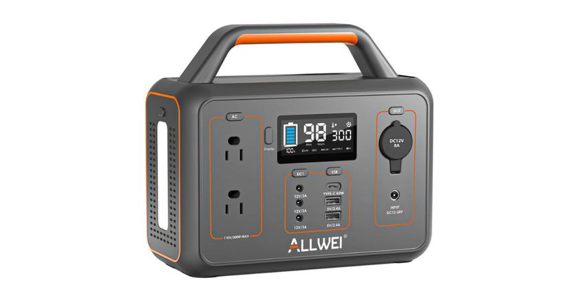 ALLWEI draagbare accu station 300 watt