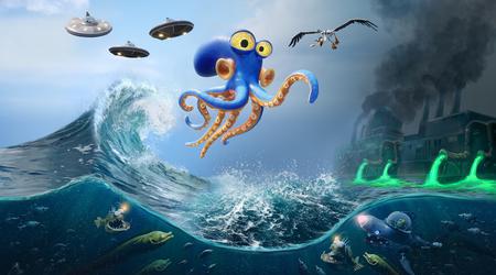 Red de Octopussen: Konami heeft een leuke platformgame aangekondigd genaamd Darwin's Paradox