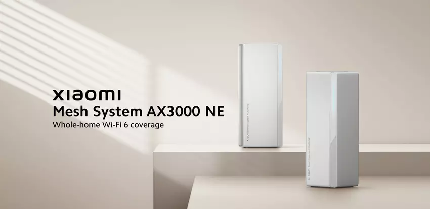Xiaomi heeft het AX3000 NE Mesh-systeem met WiFi 6-ondersteuning op de wereldmarkt gebracht. 