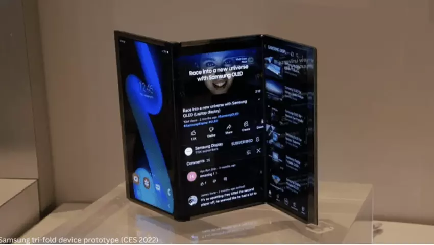 Samsung Galaxy G Fold kan de eerste smartphone van het bedrijf worden met een silicium-koolstof batterij