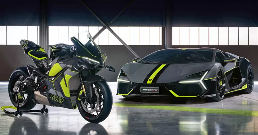 Een nieuwe samenwerking tussen Ducati en Lamborghini - de Panigale V4 Lamborghini sportmotor