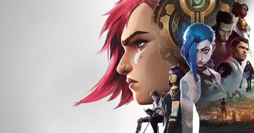 Netflix heeft de poster voor het tweede seizoen van Arcane onthuld: Jinx knuffelt haar zus Vi