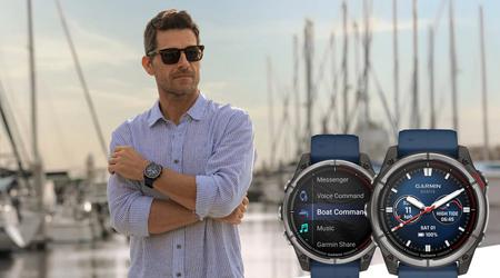 Garmin quatix 8: een slimme horloge die uw jacht met uw stem bedient