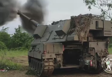 Oekraïense strijdkrachten tonen Britse zelfrijdende 155mm ...