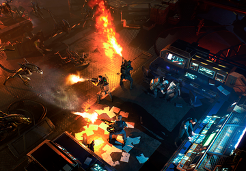 Een stel xenomorphs, een vernietigd schip ...