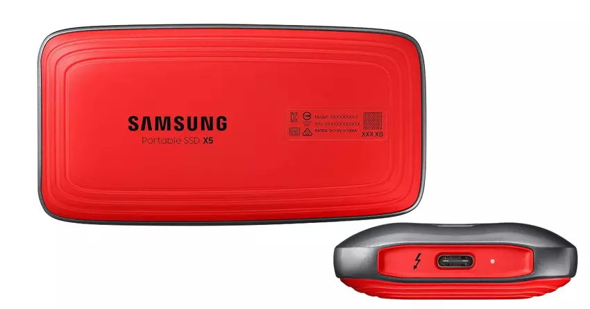SAMSUNG X5 beste draagbare ssd voor videobewerking