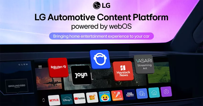LG brengt zijn eigen streamingplatform naar de Europese modellen van Kia