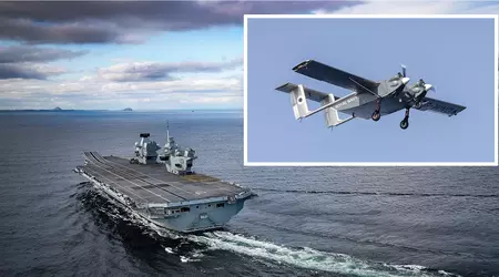 Het Verenigd Koninkrijk heeft vrachtlevering getest met een HCMC-drone op zijn grootste vliegdekschip, de 3,85 miljard dollar kostende HMS Prince of Whales.
