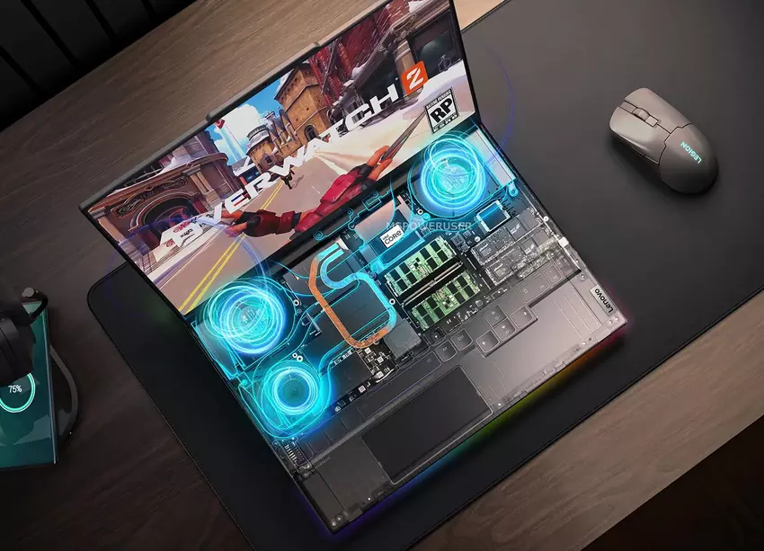 Lenovo heeft een bijzondere gaming-laptop onthuld, de Legion 9i met GeForce RTX 4090 en 's werelds dunste vloeistofkoelsysteem