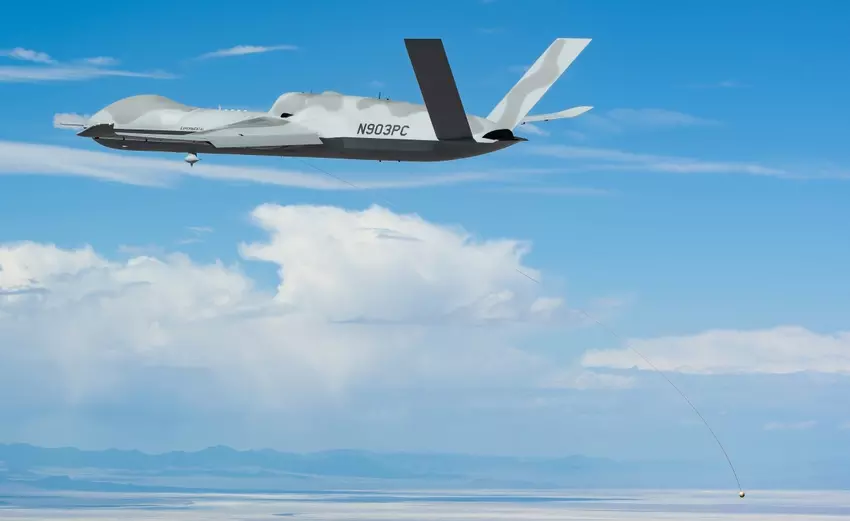 General Atomics heeft een systeem gemaakt voor de MQ-9A Reaper en MQ-20 Avenger dat kleine drones in de lucht kan oppikken.