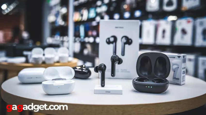 draadloze oordopjes met ruisonderdrukking