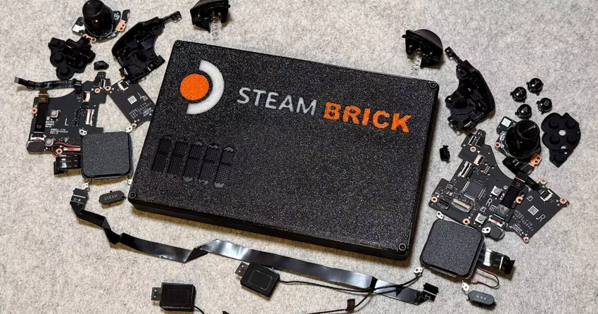 Enthousiasteling verandert Steam Deck in Steam Brick: console nu zonder scherm en controllers