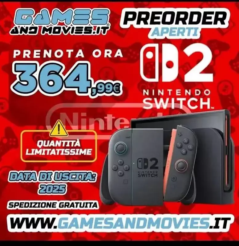 Promotieposter Nintendo Switch 2