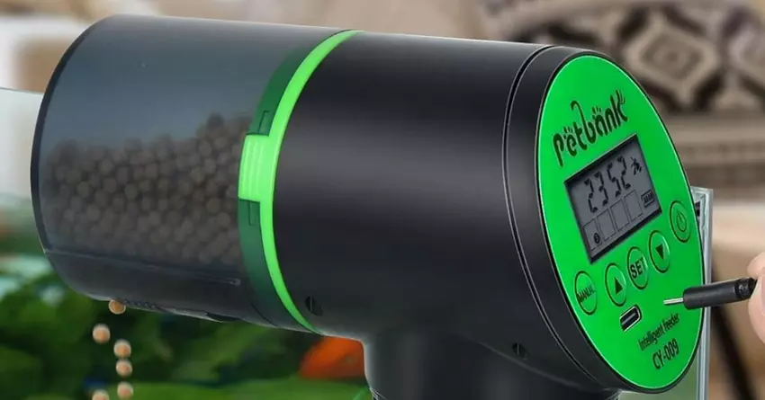 FISHNOSH Automatische Vissenvoederbak voor Aquarium