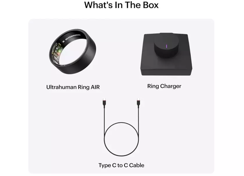 Ultrahuman Ring Air draagbare slimme ring