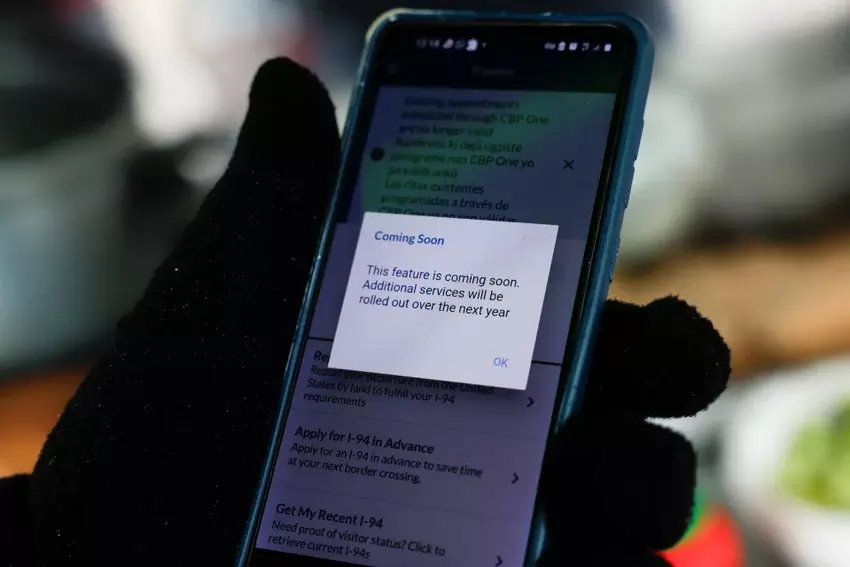 CBP One-app. Illustratie: Reuters