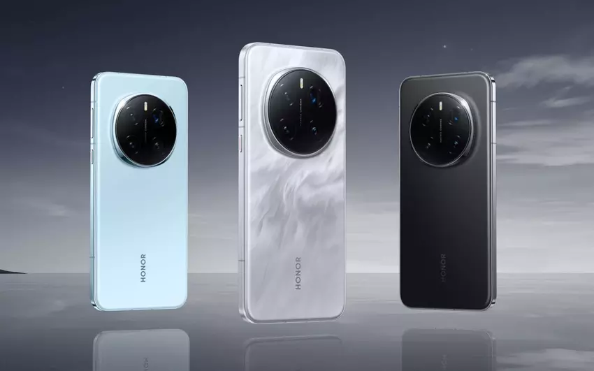 Honor Magic7 Pro smartphone in drie kleuren Lunar Shadow Grey, Zwart, Breeze Blue