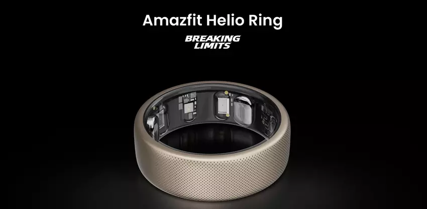 Amazfit Helio Ring: een slimme ring van titaniumlegering die hartslag en SpO2 kan meten