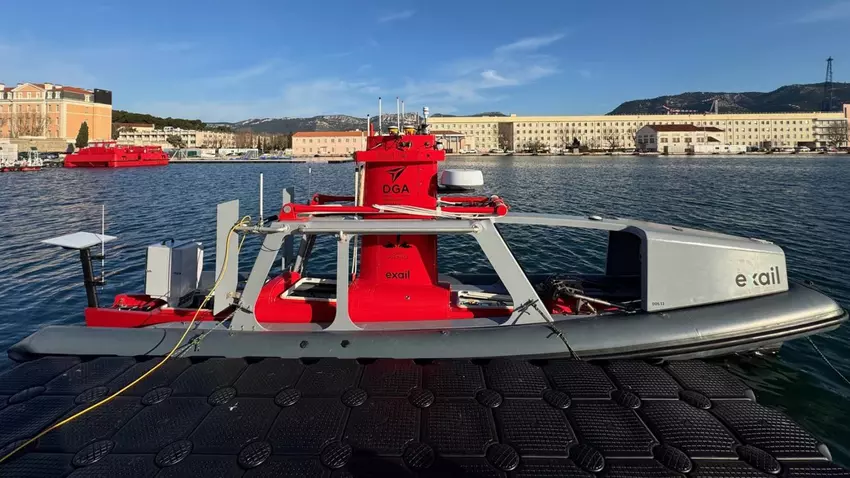 DriX H8 is een oppervlaktedrone ontwikkeld door Exail