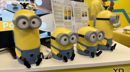 Introductie van schattige Wi-Fi-routers in de vorm van Bob en Kevins volgelingen
