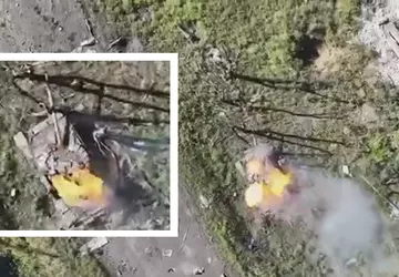 Een Oekraïense drone vernietigde met een ...