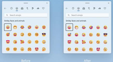 De nieuwste testversie van Windows 11 heeft bijgewerkte emoji's die Microsoft in 2021 aankondigde