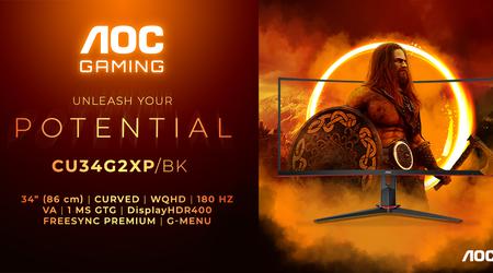 AOC Gaming CU34G2XP/BK - een €339 WQHD gamingmonitor met 180Hz verversingssnelheid