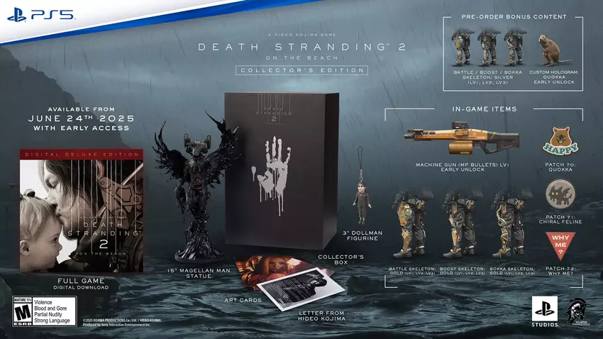Mooi, stijlvol, duur: Sony heeft een speciale trailer uitgebracht gewijd aan de collector's edition van Death Stranding 2: On the Beach
