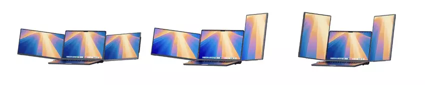 Jsaux FlipGo Horizon draagbare monitor met twee schermen