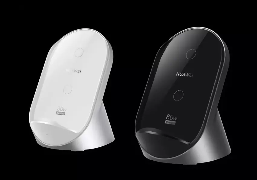Huawei heeft een verticaal draadloos oplaaddock van 80 W onthuld
