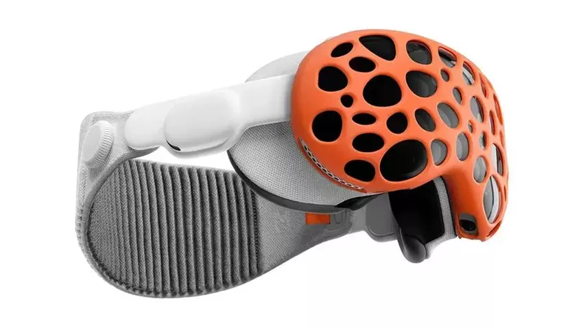 dbrand heeft een case voor de Apple Vision Pro uitgebracht die het scherm beschermt en op een raster lijkt