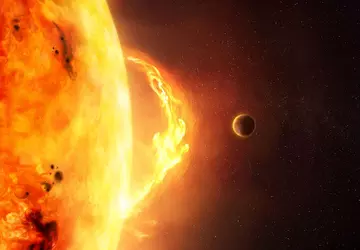 Mercurius heeft een enorme explosie van ...