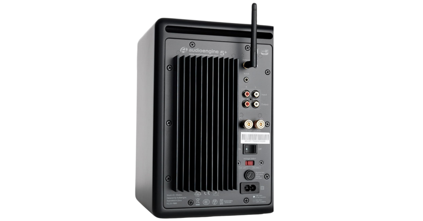 Audioengine A5+ draadloze luidsprekers platenspeler