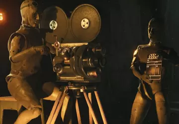 Als de camera stopt met draaien, ...