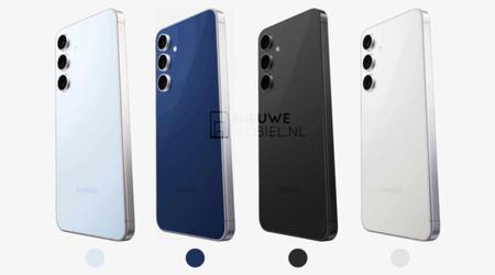 Officiële renders van de Galaxy S25 FE gelekt in alle kleuren