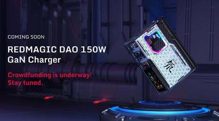 Red Magic DAO GaN: 150W transparante lader met vier poorten, LCD-scherm, RGB-verlichting en Bluetooth voor de prijs van een smartphone