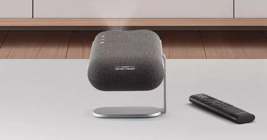 ViewSonic M1 Max - portable FullHD projector met Google TV, Harman Kardon geluid en 360° rotatie