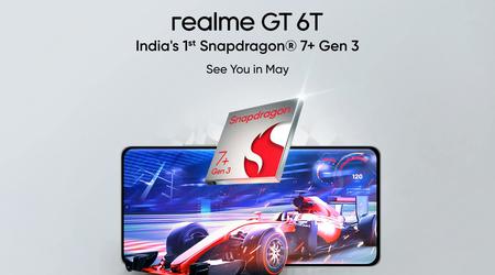 Het is officieel: realme GT 6T met Snapdragon 7+ Gen 3-chip debuteert in mei