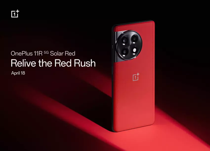 OnePlus lanceert een nieuwe variant van de OnePlus 11R Solar Red Edition op 18 april