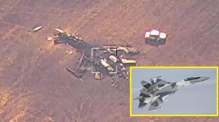 De Oekraïense SHARK-drone heeft een Russisch Su-35S gevechtsvliegtuig gevonden met een exportwaarde van meer dan $100 miljoen dat mogelijk is neergeschoten door eigen vuur.