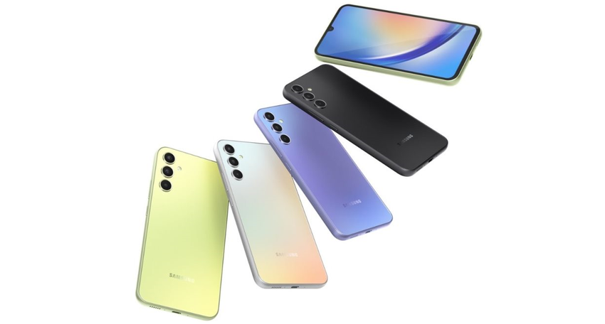 Samsung Galaxy A34 is begonnen met het ontvangen van een nieuwe software-update
