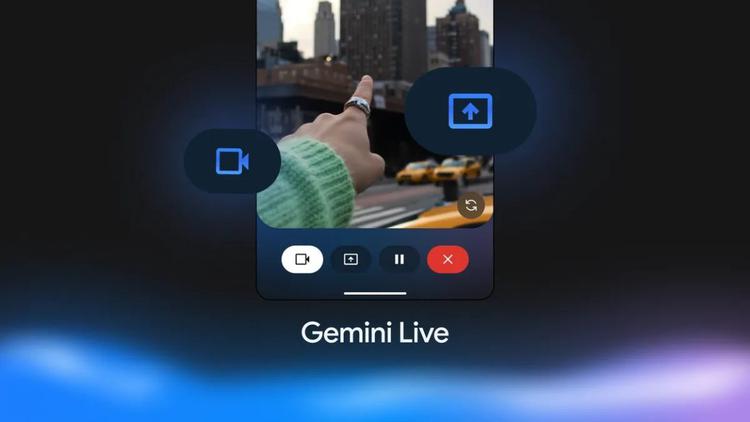 Gemini Live op Android toont nu ...