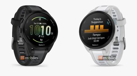 Zo ziet de Garmin Forerunner 165 eruit: een sportsmartwatch met een AMOLED-scherm, een batterijduur tot 11 dagen en een prijs van 279 euro.