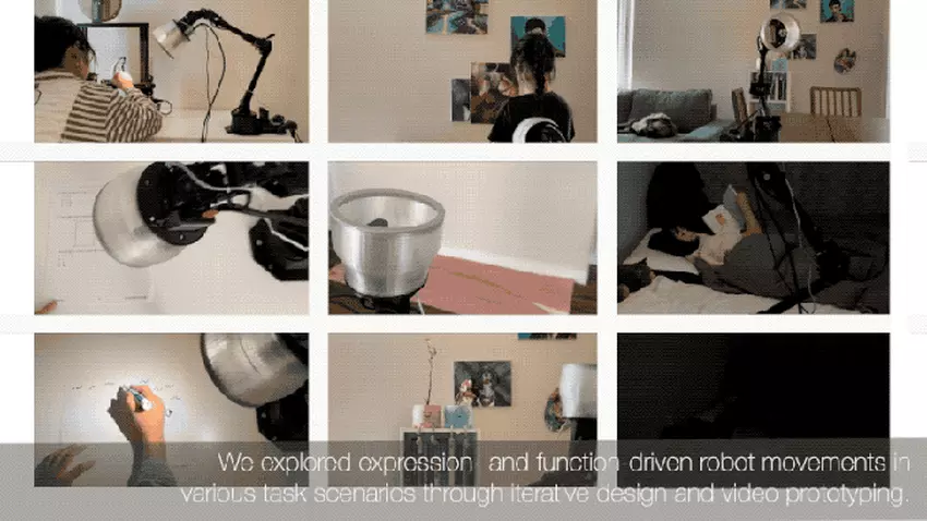 Iemand vraagt om een lamp