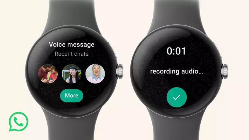 WhatsApp-app is nu beschikbaar op Samsung Galaxy Watch en andere Wear OS smartwatches