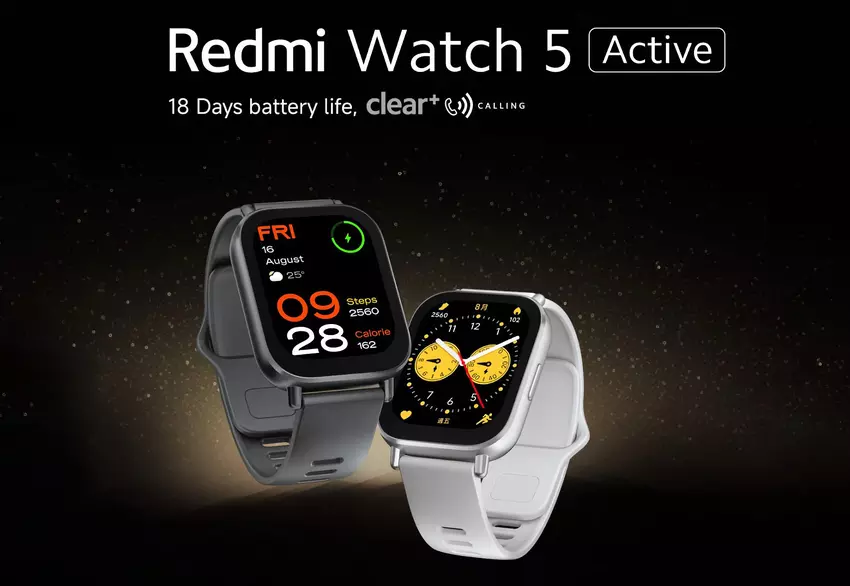 Redmi Watch 5 Active: 2-inch scherm, batterijlevensduur tot 18 dagen en HyperOS aan boord voor $33