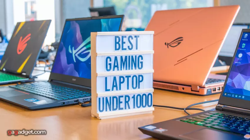 Beste gaminglaptop onder 1000