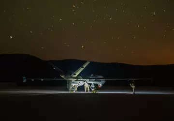 De MQ-9 Reaper landde voor de ...