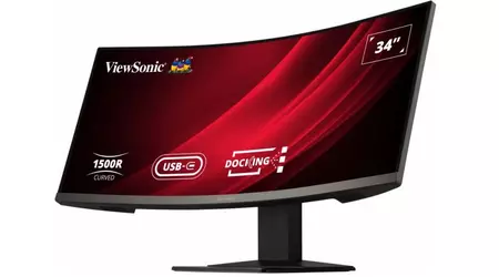 ViewSonic VG3419C - Gebogen UWQHD gamingmonitor met 120Hz framerate en 1500R kromtestraal